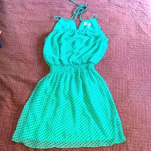 Small Womens breezy Sweet Storm Aqua turquoise dress